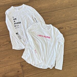 Figs White Long Sleeve undershirt